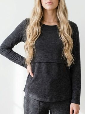 Latched Mama Long Sleeve Performance Nursing Tee
